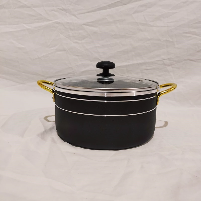 قابلمه گرانیتی سایز26طرح سنگی ظرف سازان دارای نشان استاندارد حک شده