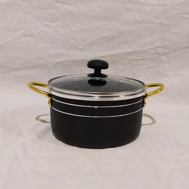 قابلمه گرانیتی سایز22طرح سنگی ظرف سازان دارای نشان استاندارد حک شده